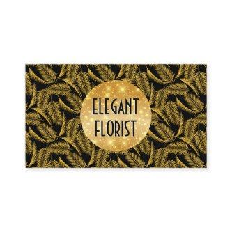 Gold  Leaf Pattern Floral Elements