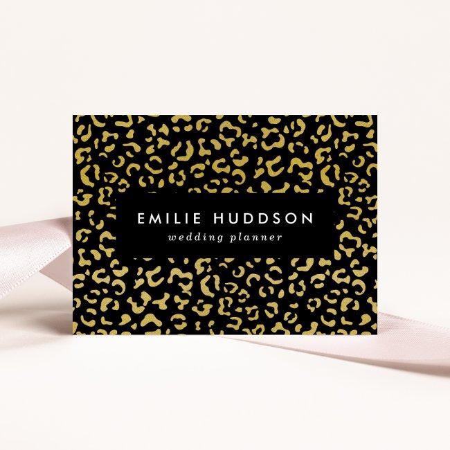 Gold Leopard, Gold Glitter, Leopard Pattern