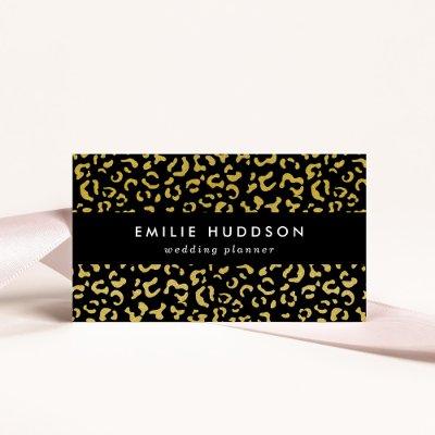 Gold Leopard, Gold Glitter, Leopard Pattern
