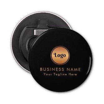 Gold Logo & Custom Text Business Company Branded  Bottle Opener