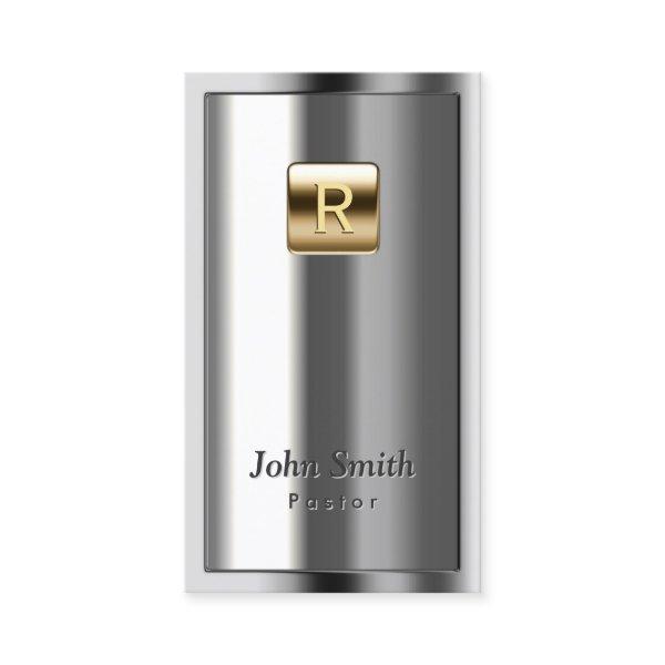 Gold Logo Metallic Pastor