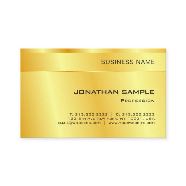 Gold Look Elegant Simple Modern Custom Template