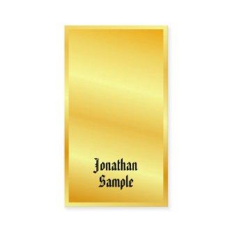 Gold Look Elegant Template Classic Old Style Text