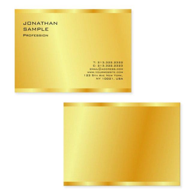 Gold Look Glamorous Elegant Professional Modern