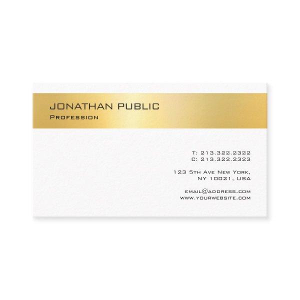 Gold Look Modern Professional Minimalist Template