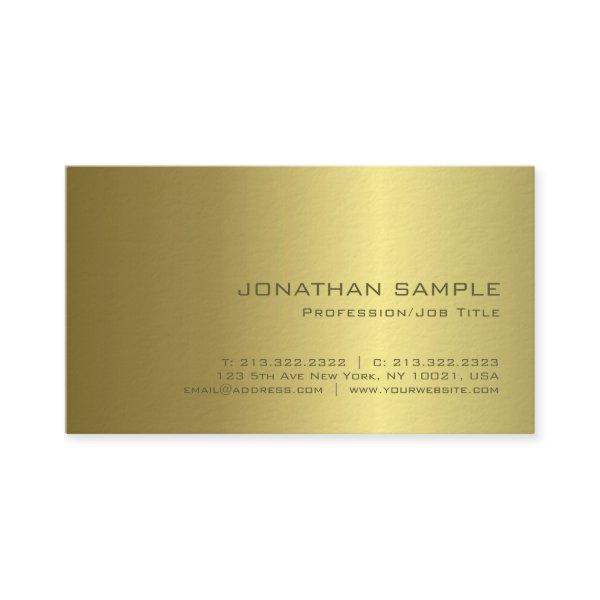 Gold Look Sophisticated Modern Design Luxury