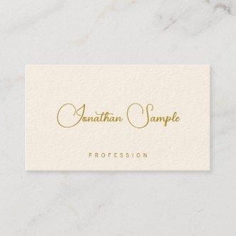 Gold Look Text Modern Typography Template Chic