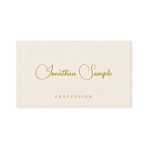 Gold Look Text Modern Typography Template Chic