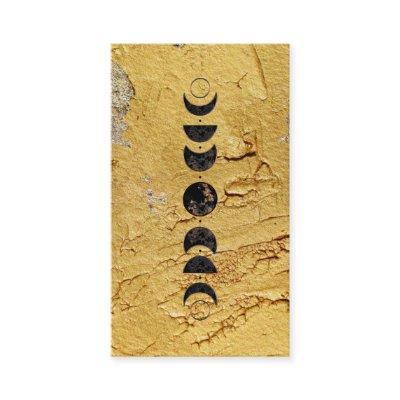 *~* Gold Lunar Cosmic Moon Phases Universe Shaman
