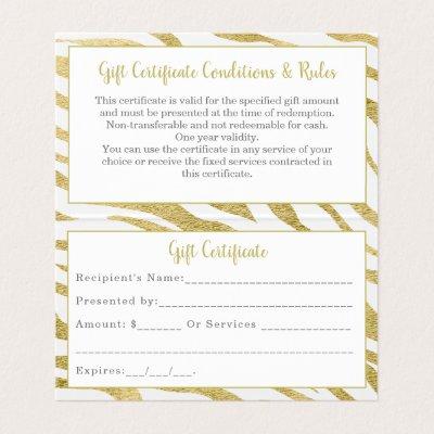 Gold Luxury Folded