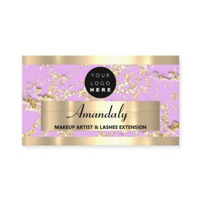 Gold Marble Glitter Fashion Beautique Shop Purple
