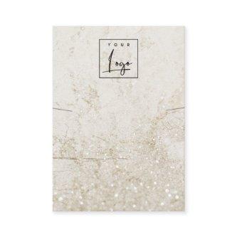 Gold Marble Glitter Necklace Band Logo Display