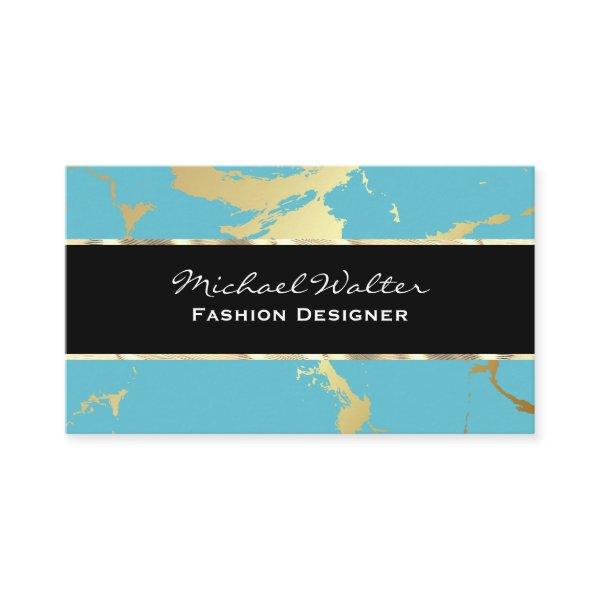 Gold Marble Teal