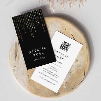 Gold Marquee Vertical QR Code