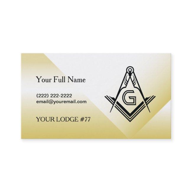 Gold Masonic Template | Freemasonry