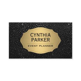 Gold Metal Lux | Metallic Speckled Dots