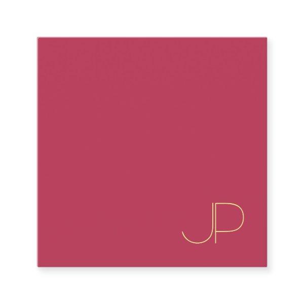 Gold Monogram Creative Design Template Modern Square