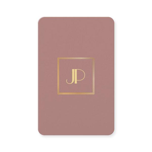Gold Monogram Elegant Professional Modern Template