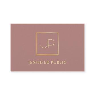 Gold Monogram Modern Template Professional Luxury