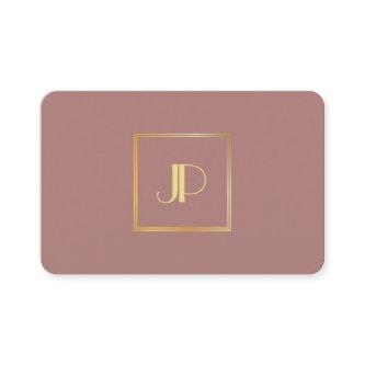 Gold Monogram Professional Modern Elegant Template