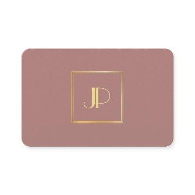 Gold Monogram Professional Modern Elegant Template