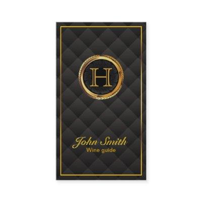 Gold Monogram Wine Tasting