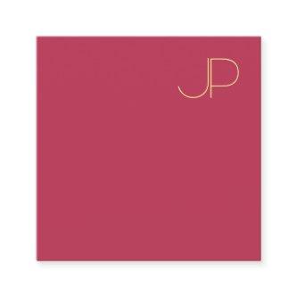 Gold Monogrammed Modern Professional Template Square