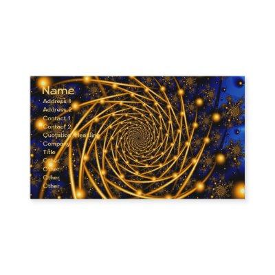 Gold Orbit Fractal Art