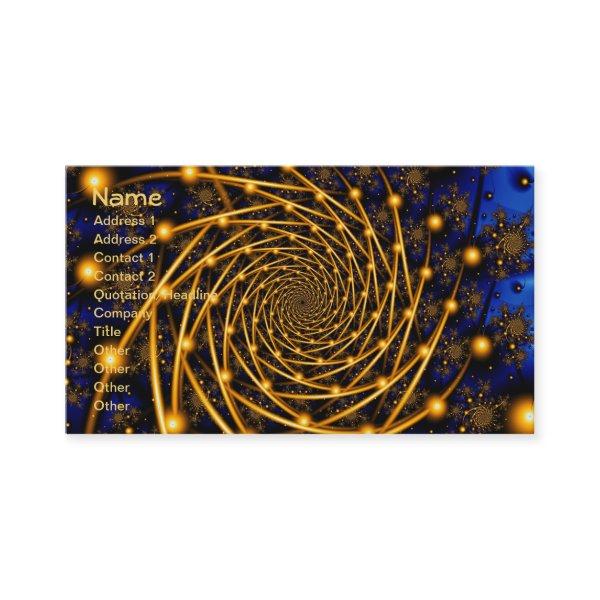 Gold Orbit Fractal Art