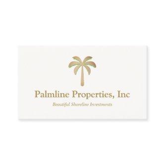 Gold Palm Tree Beach Front Real Estate  Calling Ca