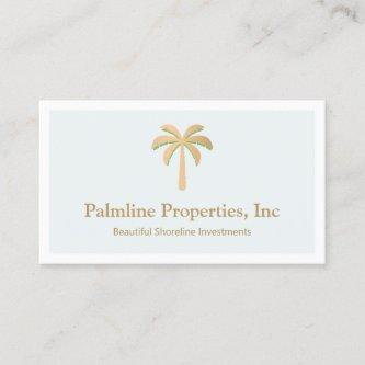 Gold Palm Tree Beach Front Real Estate  Calling Ca