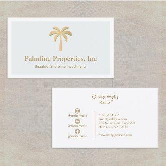 Gold Palm Tree Beach Front Real Estate  Calling Ca