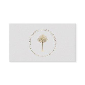 Gold Palm Tree Logo