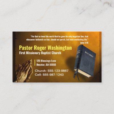 Gold Pastor or Deacon Bible Church