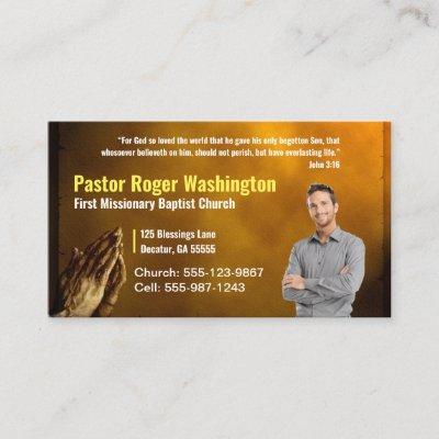 Gold Pastor or Deacon Photo Church