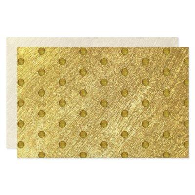 Gold Pattern Soap Product Wrap Recycled Paper