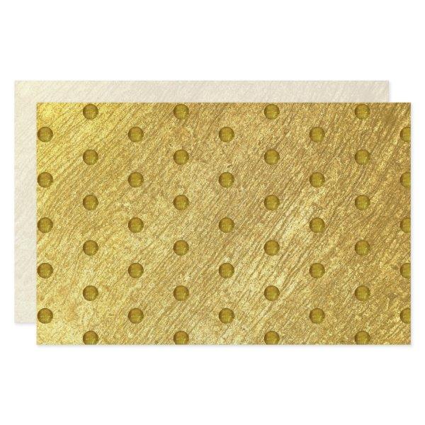 Gold Pattern Soap Product Wrap Recycled Paper