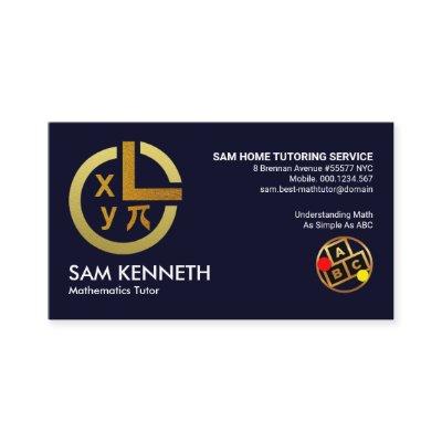 Gold Perpendicular Circumference Math Tutor