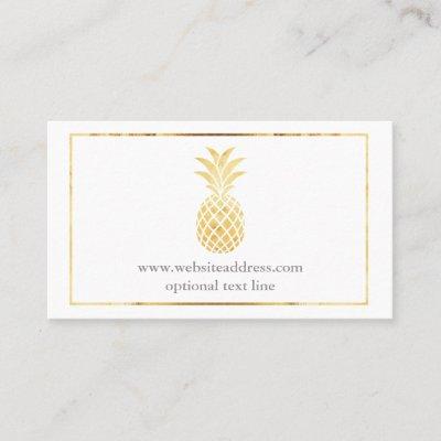 Gold pineapple with trim