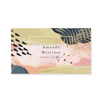 Gold & Pink Abstract Modern