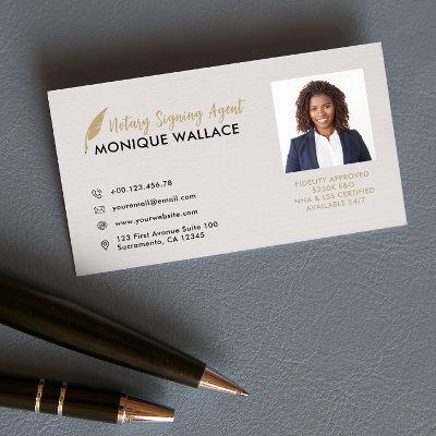 GOLD QUILL PEN Professional Photo Notary Services