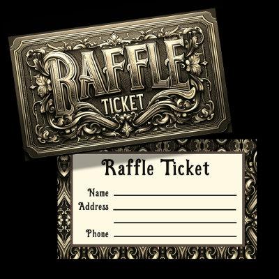 Gold Raffle Ticket