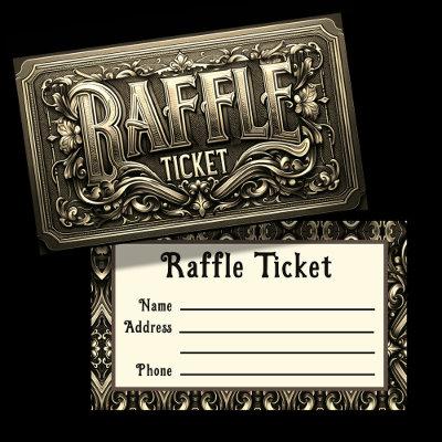 Gold Raffle Ticket