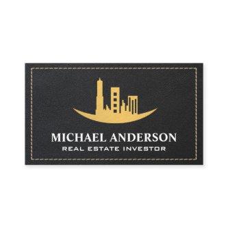 Gold Real Estate Architecture | Leather Stitched