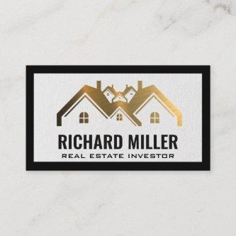 Gold Real Estate Logo | Property Investor