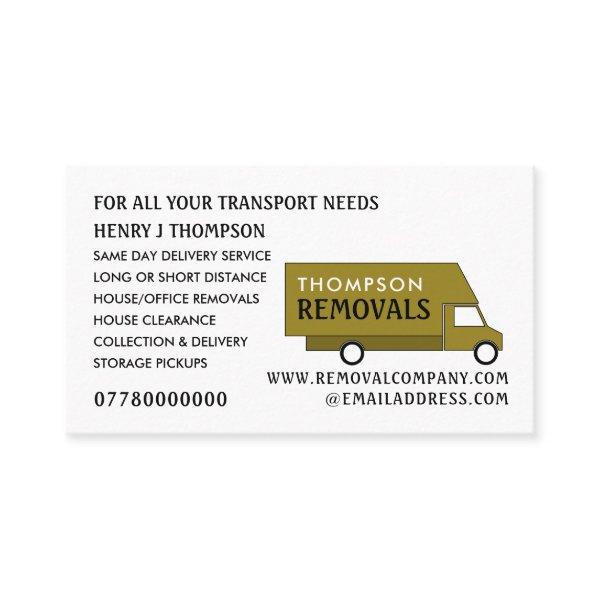 Gold Removal Van, Removal Company