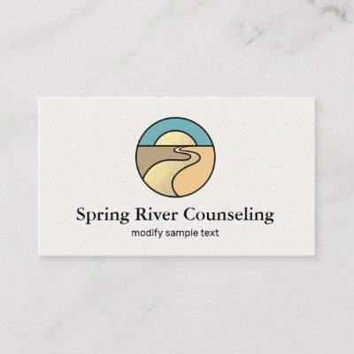 Gold River Sunset Horizon Wellness Counselor Logo