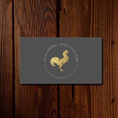 Gold Rooster Logo