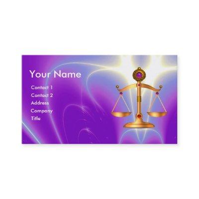 GOLD SCALES OF LAW,ATTORNEY MONOGRAM Ultra Violet