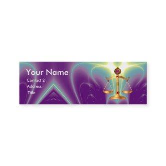 GOLD SCALES OF LAW WITH GEM STONES MONOGRAM MINI